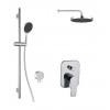 kielle Harmonia - Sprchový set s batériou pod omietku, na 2 spotrebiče, s príslušenstvom EcoSpare a telesom, chróm 20623SP70 kielle Harmonia - Sprchový set s batériou pod omietku, na 2 spotrebiče, s príslušenstvom EcoSpare a telesom, chróm 20623SP70