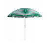 Slnečník plážový 230 cm, HAPPY GREEN, zelené pruhy Slnečník plážový 230 cm, HAPPY GREEN, zelené pruhy