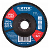 EXTOL 8803475 - Kotúč lamelový šikmý korundový, P100, 125mm, diera 22,2mm, EXTOL 8803475 - Kotúč lamelový šikmý korundový, P100, 125mm, diera 22,2mm,