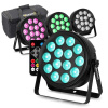 BeamZ sada 4 BCC145 LED PAR vo flightbagu - PAR reflektor so 14x 4W LED - RGBW BeamZ sada 4 BCC145 LED PAR vo flightbagu - PAR reflektor so 14x 4W LED - RGBW