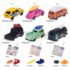 Autíčka VW The Originals Majorette kovové s nálepkami dĺžka 7,5 cm sada 2 druhov 3 varianty Autíčka VW The Originals Majorette kovové s nálepkami dĺžka 7,5 cm sada 2 druhov 3 varianty