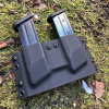 RH Holsters OWB pouzdro na 2x zásobník Glock19/17, speedloops 40mm, černá RH Holsters OWB pouzdro na 2x zásobník Glock19/17, speedloops 40mm, černá