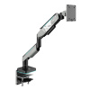 Nábytek PEGAS Držák na monitor 49 palců, šedo-černý LED RGB X-ARM Nábytek PEGAS Držák na monitor 49 palců, šedo-černý LED RGB X-ARM
