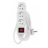 Predlžovací kábel s vypínačom – 3 zásuvky, 3m, biely (P1313) Predlžovací kábel s vypínačom – 3 zásuvky, 3m, biely (P1313)