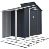 IWHome Domček záhradný HERA Z-A 3,78 m2 antracit + podlahová konštrukcia HERA Z-A IWHome Domček záhradný HERA Z-A 3,78 m2 antracit + podlahová konštrukcia HERA Z-A