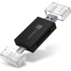 Connect IT USB-C/USB-A čítačka kariet CFF-1020-BK Connect IT USB-C/USB-A čítačka kariet CFF-1020-BK