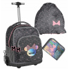 Školská taška - batoh, set, zostava Minnie Mouse Grey 3v1