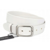 Opasok - AM kožený biely pás - dámsky produkt (Dámsky kožený remienok 3 cm biela koža G) Opasok - AM kožený biely pás - dámsky produkt (Dámsky kožený remienok 3 cm biela koža G)