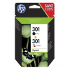 HP originál ink N9J72AE, HP 301, black/color, 190/165str., 2-pack HP originál ink N9J72AE, HP 301, black/color, 190/165str., 2-pack