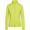 PROMODORO 5275 EXCD / Dámska pracovná mikina na zips - apple green M PROMODORO 5275 EXCD / Dámska pracovná mikina na zips - apple green M