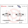 BREMBO Sada brzdových platničiek kotúčovej brzdy BREMBO P 50 052 BREMBO Sada brzdových platničiek kotúčovej brzdy BREMBO P 50 052