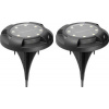 Lampa Strend Pro Strend Pro Crater, 11x14 cm, solárna, 12x SMD LED, AA, 2 ks Lampa Strend Pro Strend Pro Crater, 11x14 cm, solárna, 12x SMD LED, AA, 2 ks