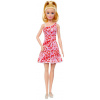 Barbie Modelka - ružové kvetinové šaty