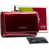 Peňaženka - Peterson Wallet Prírodná koža červená PTN BC-412-1612 Produkt červenej ženy (Peterson malá dámska kožená peňaženka bigiel rfid)