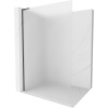 Mexen Kioto L sprchová stena Walk-in 90 x 200 cm, mrazené, čierna - 800-090-103-70-30 Mexen Kioto L sprchová stena Walk-in 90 x 200 cm, mrazené, čierna - 800-090-103-70-30