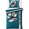 Mikroplyšové povlečení NHL San Jose Sharks Belt - TipTrade Mikroplyšové povlečení NHL San Jose Sharks Belt - TipTrade