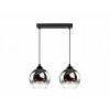 LUXOLAR Závesné svietidlo Smoke Globe – dve sklenené gule, 2 varianty Typ: Typ 2 LUXOLAR Závesné svietidlo Smoke Globe – dve sklenené gule, 2 varianty Typ: Typ 2