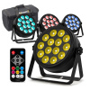 BeamZ súprava 4 BCC165 LED PAR vo flightbagu - 14x 4W RGBAW-UV LED - Vrátane diaľkového ovládania BeamZ súprava 4 BCC165 LED PAR vo flightbagu - 14x 4W RGBAW-UV LED - Vrátane diaľkového ovládania