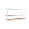 Policový regál Trestles RH 1000x1600x500, nosnosť 900 kg, 3 police Farba: pozink, Typ police: drevená MDF 5,4 mm Policový regál Trestles RH 1000x1600x500, nosnosť 900 kg, 3 police Farba: pozink, Typ police: drevená MDF 5,4 mm