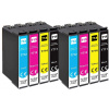 8x Atrament do tlačiarne Epson T0711-0714 T711-714 14ml CMYK 8x Atrament do tlačiarne Epson T0711-0714 T711-714 14ml CMYK
