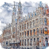Obraz 90x90 cm Amsterdam – Fedkolor Obraz 90x90 cm Amsterdam – Fedkolor
