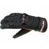 Pánske kožené moto rukavice Spark Short, čierne Pánske kožené moto rukavice Spark Short, čierne