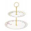 Porcelánový dvojposchodový etažér Fancy Garden Ø16/21x24 cm, Easy Life Porcelánový dvojposchodový etažér Fancy Garden Ø16/21x24 cm, Easy Life