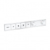 Hansgrohe RainSelect - Batéria pod omietku na 4 spotrebiče, matná biela 15382700 Hansgrohe RainSelect - Batéria pod omietku na 4 spotrebiče, matná biela 15382700