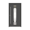 Hliníkovo-oceľové vchodové dvere bezpečnostné Aron RC2 110 x 210 cm L antracit Hliníkovo-oceľové vchodové dvere bezpečnostné Aron RC2 110 x 210 cm L antracit