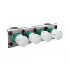Axor Edge - Základné teleso pre termostat s inštaláciou na stenu/pod omietku pre 3 spotrebiče, 45443180 Axor Edge - Základné teleso pre termostat s inštaláciou na stenu/pod omietku pre 3 spotrebiče, 45443180
