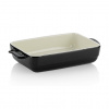 Miska na zapekanie keramická MALIN 32 x 19 cm čierna KL-11935 - VÝPREDAJ Miska na zapekanie keramická MALIN 32 x 19 cm čierna KL-11935 - VÝPREDAJ