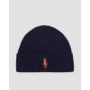 Tmavomodrá Vlnená čiapka Polo Ralph Lauren Tmavomodrá Vlnená čiapka Polo Ralph Lauren