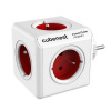 Cubenest PowerCube Original – červená rozdvojka se 5 zásuvkami (Cubenest PowerCube Original Red – elegantní červená rozdvojka se 5 zásuvkami a chytrým designem) Cubenest PowerCube Original – červená rozdvojka se 5 zásuvkami (Cubenest PowerCube Original Red – elegantní červená rozdvojka se 5 zásuvkami a chytrým designem)