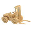 Woodcraft Drevené 3D puzzle Vysokozdvižný vozík prírodný Woodcraft Drevené 3D puzzle Vysokozdvižný vozík prírodný