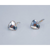 Náušnice srdce swarovski elements číre Crystal 10mm Náušnice srdce swarovski elements číre Crystal 10mm