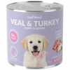 Lovi Food Junior & Puppy Veal & Turkey - mokré krmivo pre šteňatá a juniorov, s teľacím mäsom, morkou a hruškou - 12x 800g Lovi Food Junior & Puppy Veal & Turkey - mokré krmivo pre šteňatá a juniorov, s teľacím mäsom, morkou a hruškou - 12x 800g