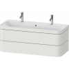 DURAVIT Happy D.2 Plus c-bonded závesná skrinka s nábytkovým umývadlom s dvomi otvormi, 2 zásuvky, 1175 x 490 x 480 mm, nordická biela matná lakovaná, HP4640O39390000 DURAVIT Happy D.2 Plus c-bonded závesná skrinka s nábytkovým umývadlom s dvomi otvormi, 2 zásuvky, 1175 x 490 x 480 mm, nordická biela matná lakovaná, HP4640O39390000