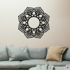 Drevená mandala na stenu - Stela Vyberte si rozmer výrobku:: 75x75, Vybrať dekor:: Biela Drevená mandala na stenu - Stela Vyberte si rozmer výrobku:: 75x75, Vybrať dekor:: Biela