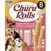 Pamlsok Inaba Churu Rolls dog Kura s lososom 8 ks 96 g Pamlsok Inaba Churu Rolls dog Kura s lososom 8 ks 96 g