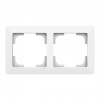 ABB ZONI Rámeček 3901T-A00020 240 dvojnásobný, pro vodorovnou i svislou montáž, matná bílá ABB ZONI Rámeček 3901T-A00020 240 dvojnásobný, pro vodorovnou i svislou montáž, matná bílá