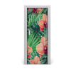 Samolepiace fototapety na dvere Orchidea a palmy 75x205 Samolepiace fototapety na dvere Orchidea a palmy 75x205