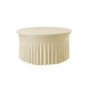 TENTino Elastický obrus SKIRTING na okrúhly stôl 180 cm Farba obrusu: ŠAMPAŇ / CHAMPAGNE TENTino Elastický obrus SKIRTING na okrúhly stôl 180 cm Farba obrusu: ŠAMPAŇ / CHAMPAGNE