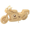 Woodcraft Drevené 3D puzzle Motorka závodná Woodcraft Drevené 3D puzzle Motorka závodná