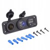 SVETLEJŠÍ ZÁSUVKA 2x USB VOLTMETER 12V 24V (SVETLEJŠÍ ZÁSUVKA 2x USB VOLTMETER 12V 24V) SVETLEJŠÍ ZÁSUVKA 2x USB VOLTMETER 12V 24V (SVETLEJŠÍ ZÁSUVKA 2x USB VOLTMETER 12V 24V)