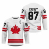 Kanada - Sidney Crosby 2026 Hokejový Replica Fan Dres Biely Dámske M Kanada - Sidney Crosby 2026 Hokejový Replica Fan Dres Biely Dámske M
