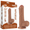 Lovetoy - realistický dildo s semenníkmi - dvojvrstvový - 18,3 cm Lovetoy - realistický dildo s semenníkmi - dvojvrstvový - 18,3 cm