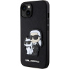 Plastové puzdro Karl Lagerfeld na Apple iPhone 13 KLHCP13MSANKCPK Saffiano Karl and Choupette NFT čierne Plastové puzdro Karl Lagerfeld na Apple iPhone 13 KLHCP13MSANKCPK Saffiano Karl and Choupette NFT čierne