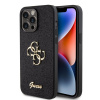 Guess PU Fixed Glitter 4G Metal Logo zadný kryt pre iPhone 15 Pro Max Black Guess PU Fixed Glitter 4G Metal Logo zadný kryt pre iPhone 15 Pro Max Black