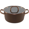 ZWILLING Milano Stock Pot with Glass Lid 24 cm, Brown ZWILLING Milano Stock Pot with Glass Lid 24 cm, Brown