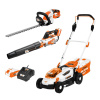 RURIS AKU SET kosačka RXI3324e + plotostrih 4024e fukár 1224e batéria a nabíjačka RURIS AKU SET kosačka RXI3324e + plotostrih 4024e fukár 1224e batéria a nabíjačka